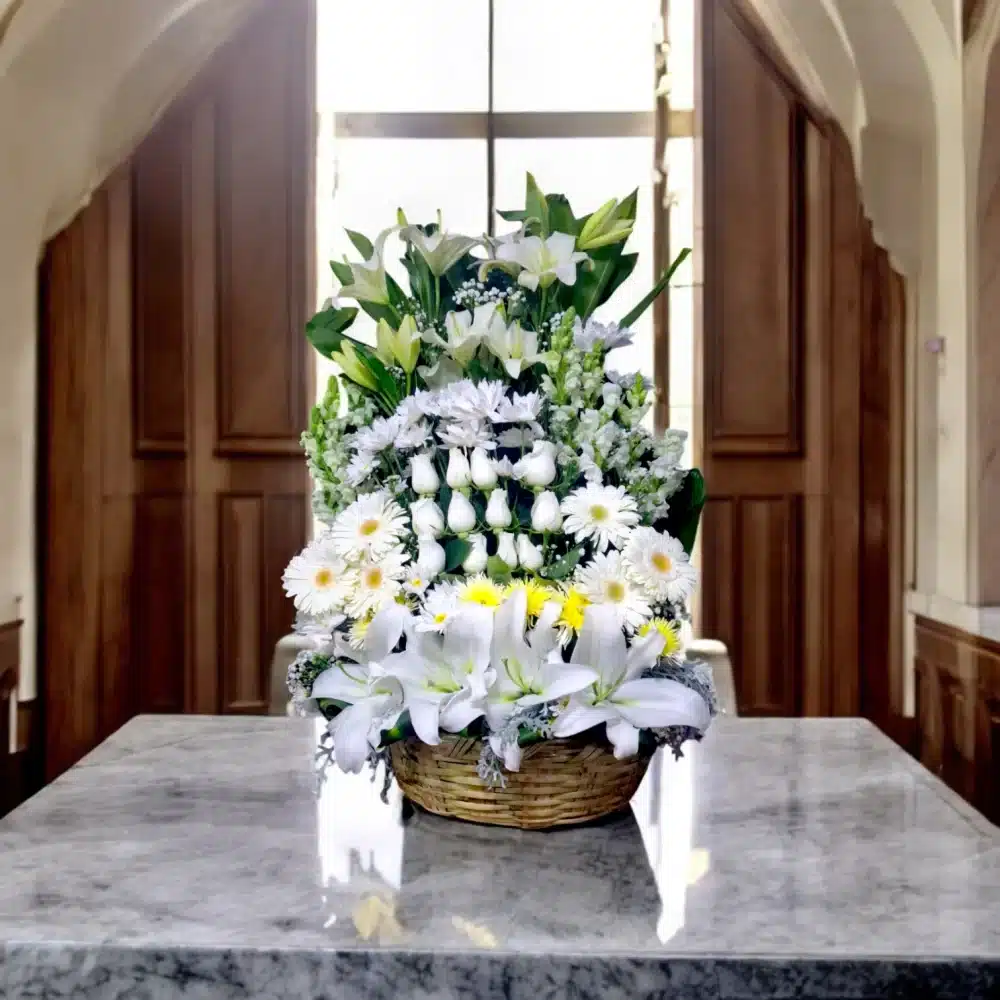 Pie de Caja Fúnebre Luz del Recuerdo - Imagen 2