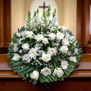Cubre Caja Funebre Descanso Eterno