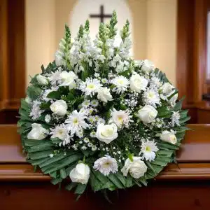 Cubre Caja Funebre Descanso Eterno