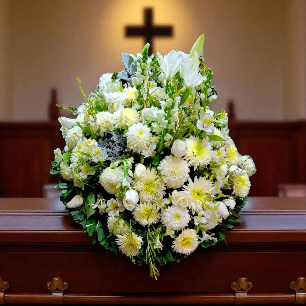 Cubre Caja Fúnebre Tributo de Luz