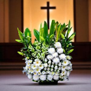 Pie de Caja Funebre Luz Divina