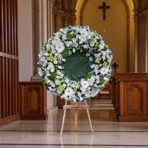 Corona Funebre Premium en Tripie