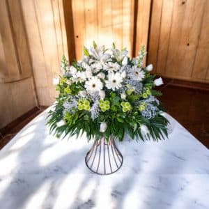 Cubre Caja Funebre Paz Floral
