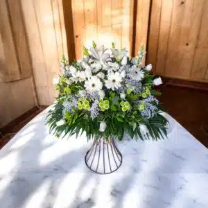 Cubre Caja Funebre Paz Floral