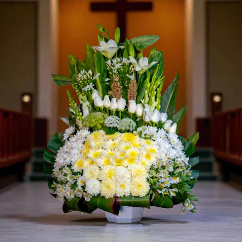 Pie de Caja Fúnebre Base Octagonal