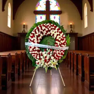 Corona Fúnebre de Rosas Eternas, Tributo Inolvidable