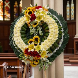 Corona Fúnebre Luz de Recuerdo Eterno